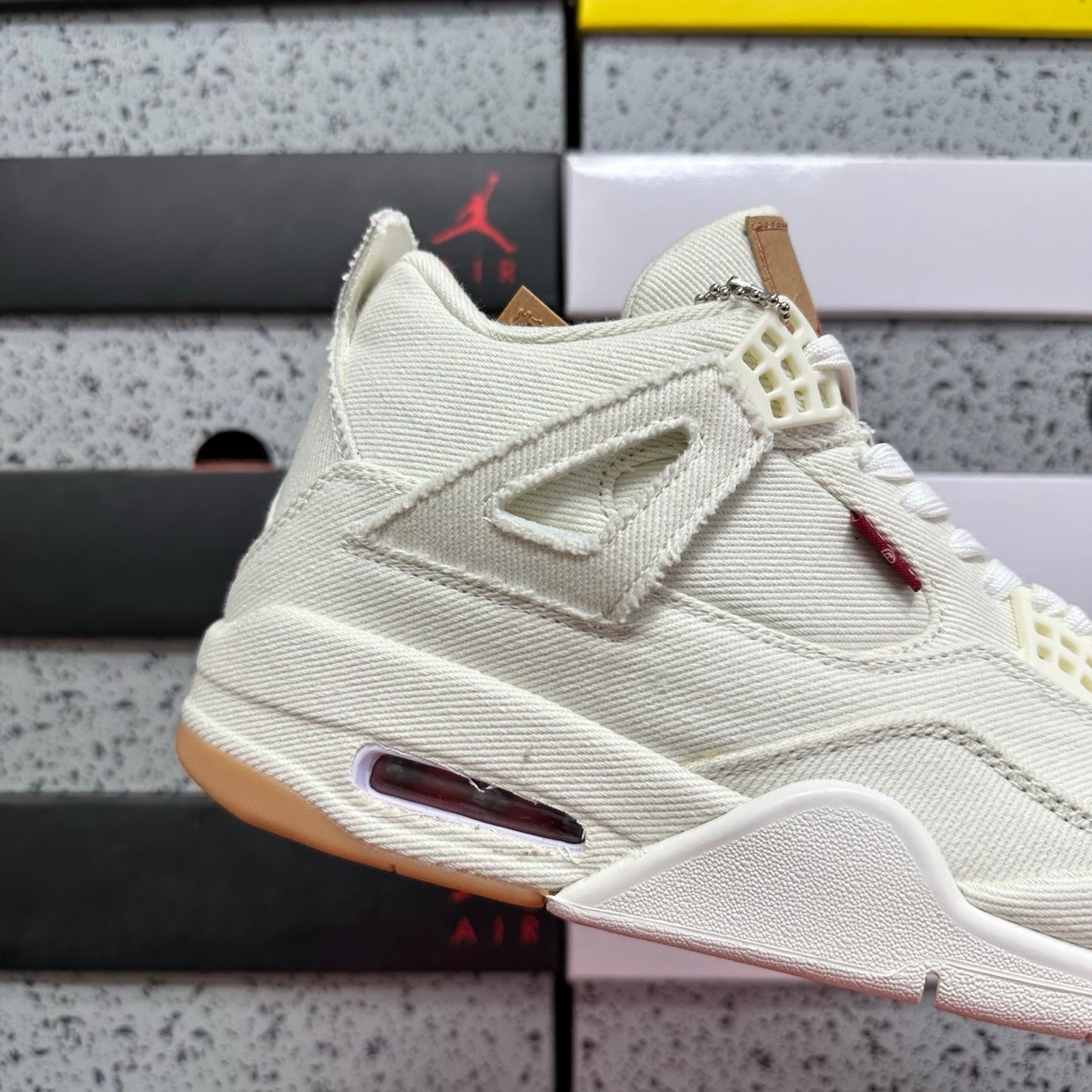 Levi's x Air Jordan 4 Retro 'White Denim'