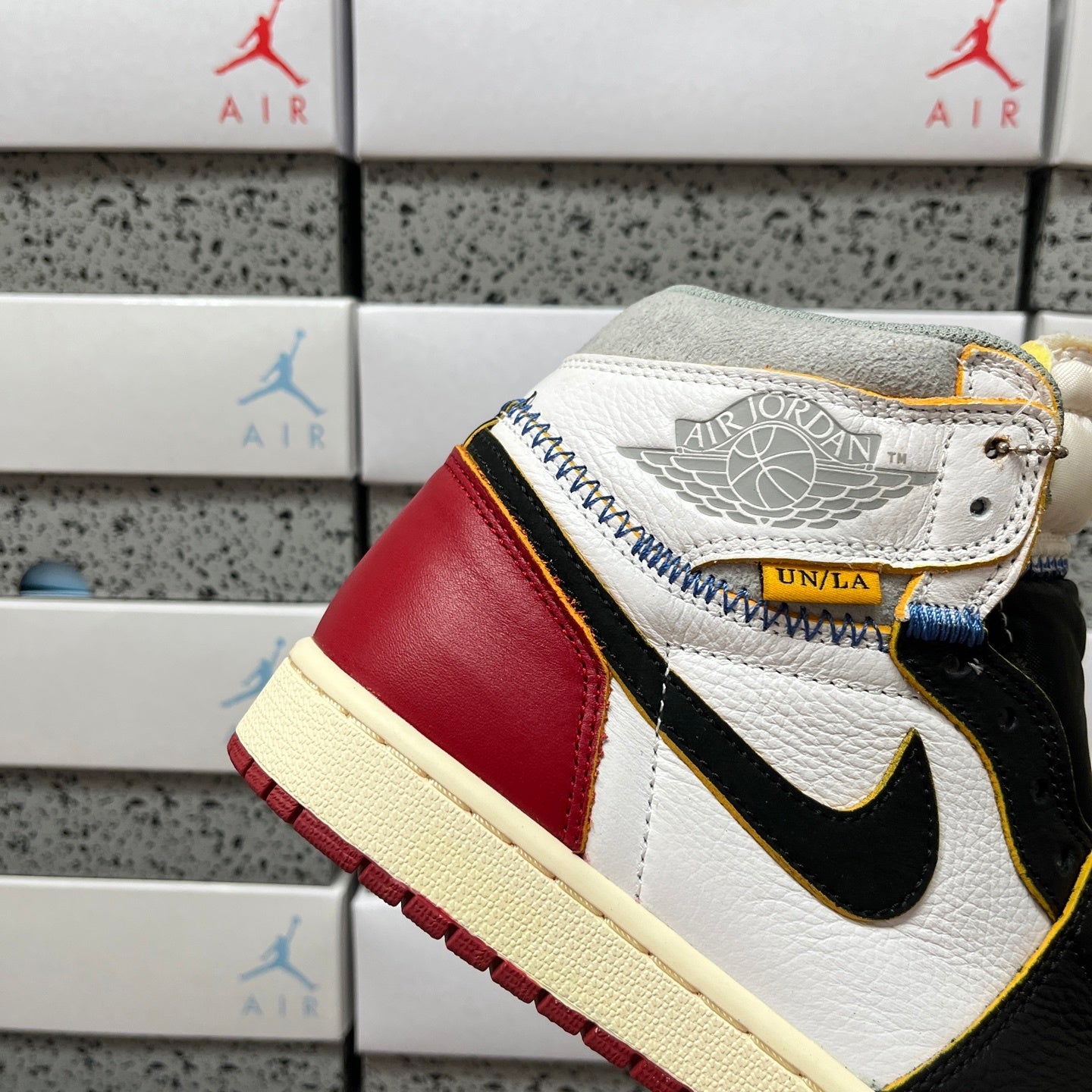 Union LA x Air Jordan 1 Retro High NRG 'Black Toe' Sample