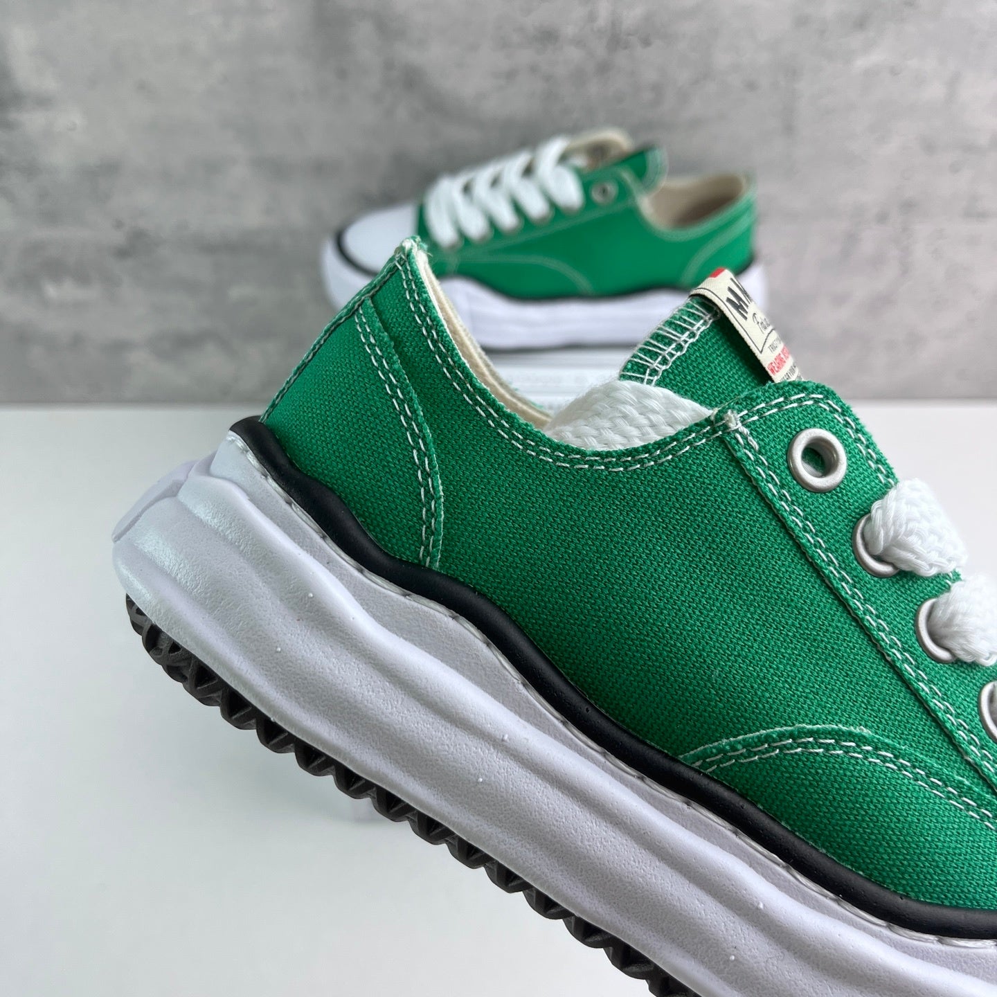 Maison Mihara Yasuhiro Peterson OG Sole Canvas Low 'CL Green'