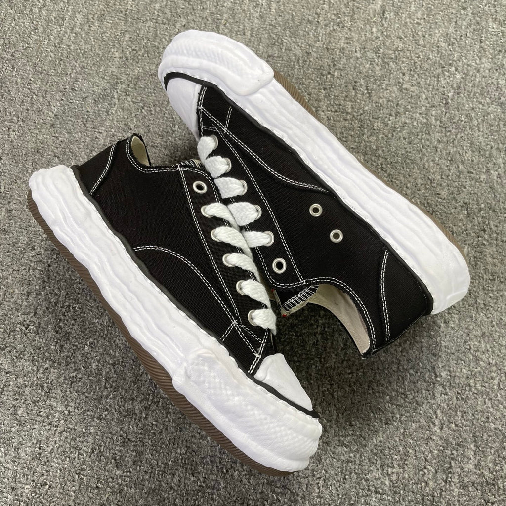 Maison Mihara Yasuhiro Peterson 23 OG Sole Canvas Low 'Black White'