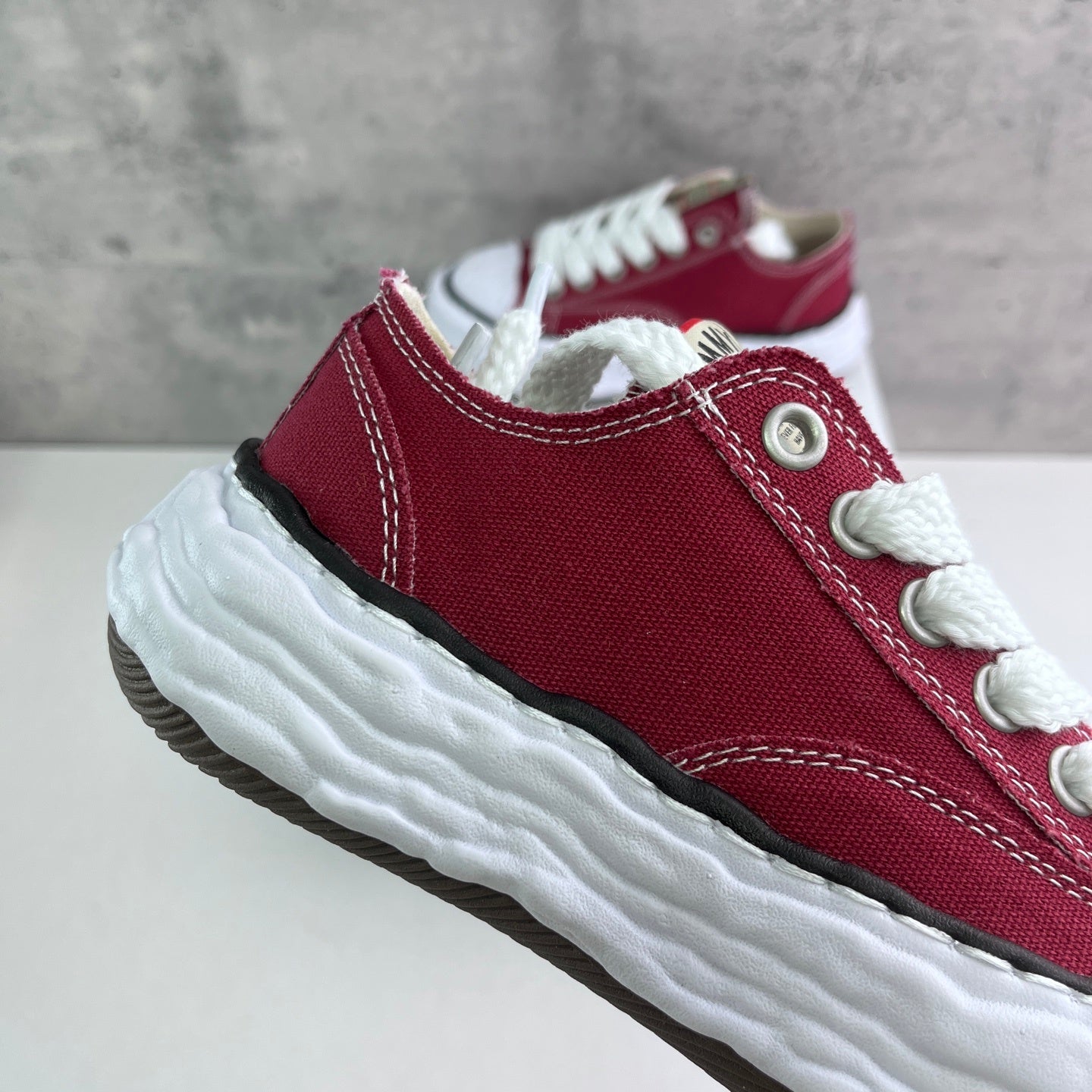 Maison Mihara Yasuhiro Peterson 23 OG Sole Canvas Low 'Bordeaux'