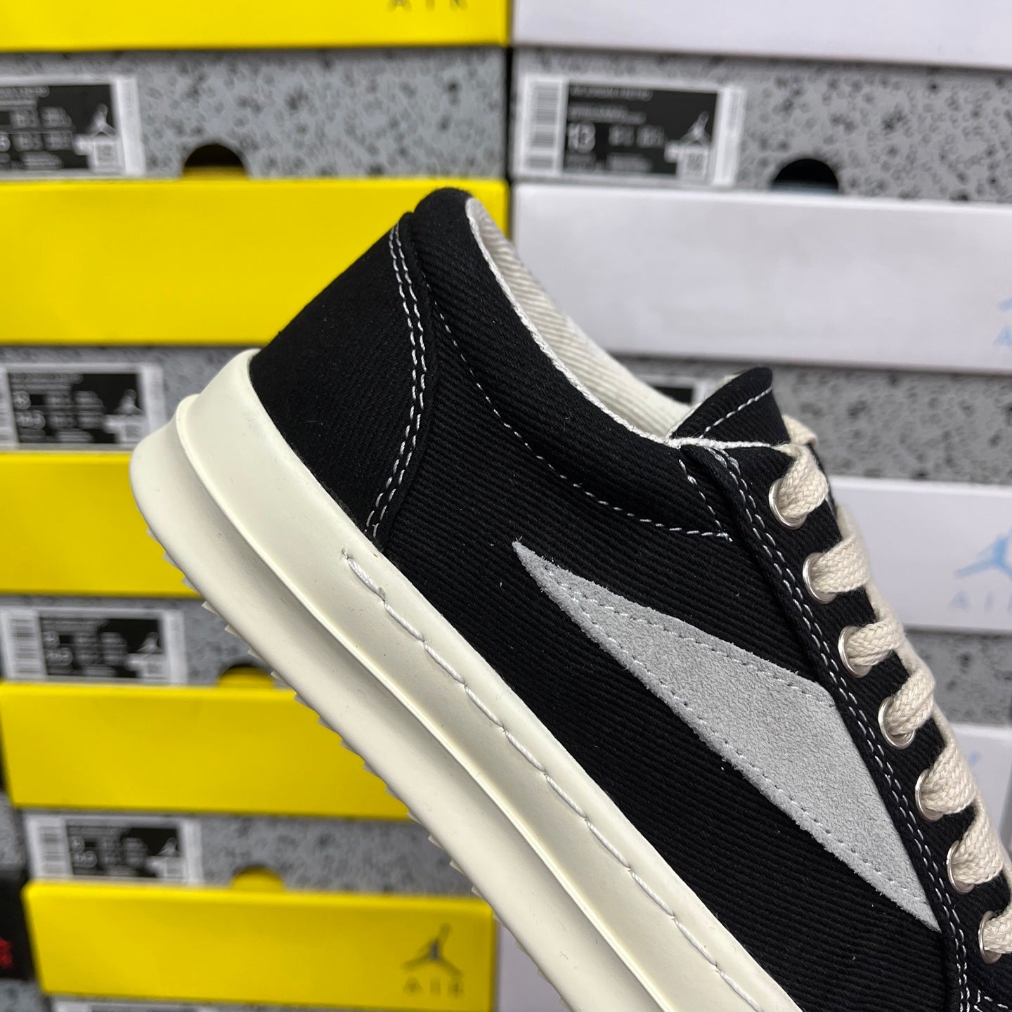 Rick Owens Concordians DRKSHDW Vintage Low 'Black Milk'
