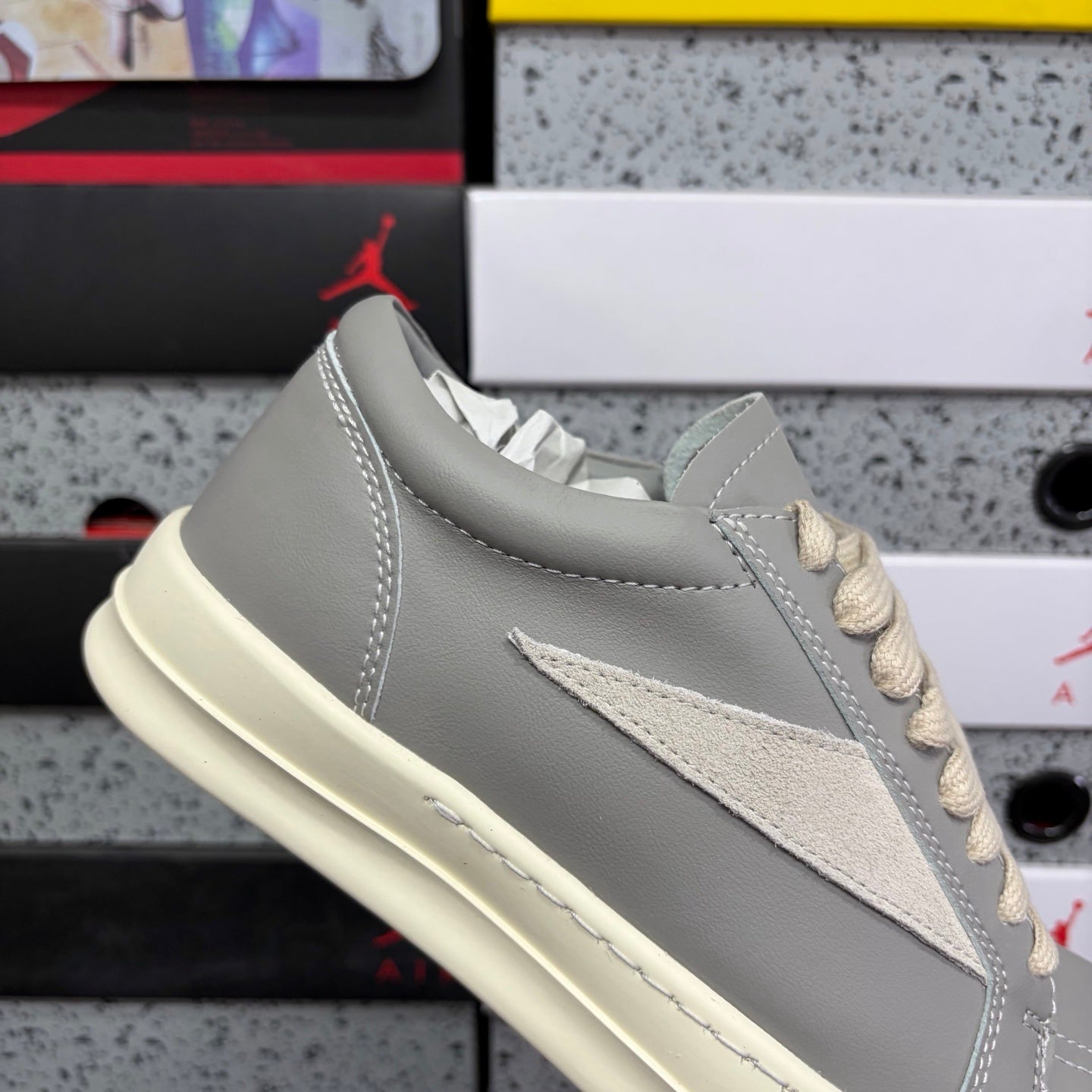 Rick Owens Concordians Vintage Low 'Celadon Milk'