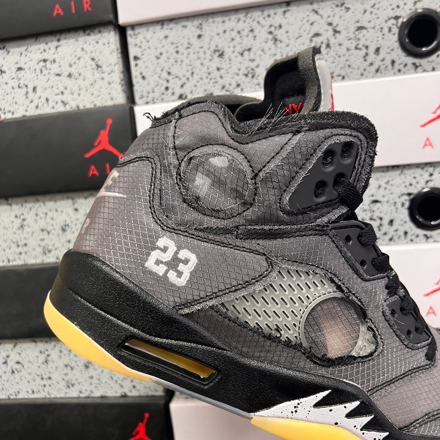 Off-White x Air Jordan 5 Retro SP 'Muslin'