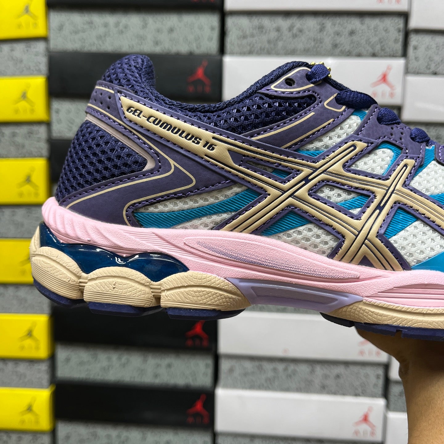 ASICS Gel Cumulus 16 'Purple Cloud Grey Bisque'