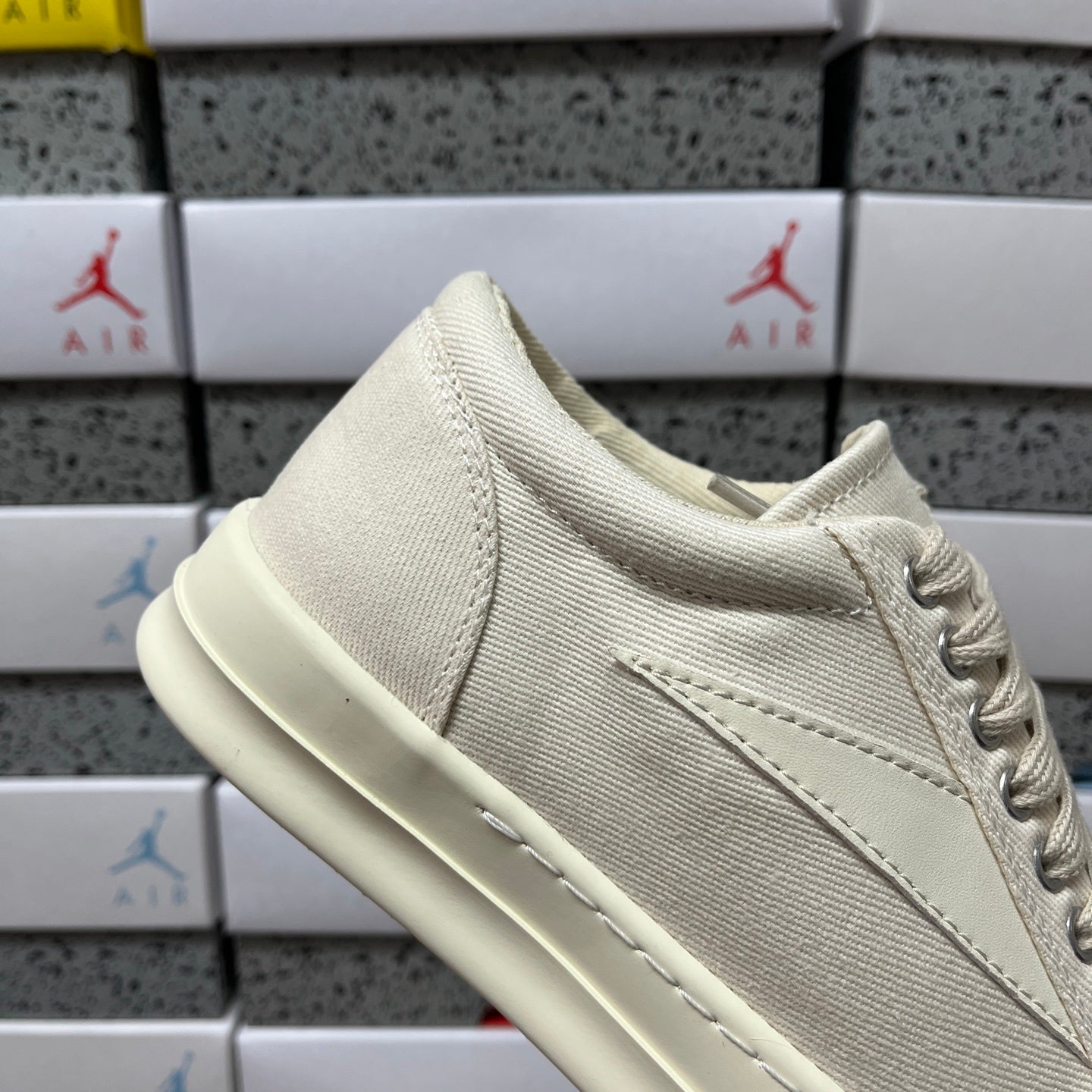 Rick Owens Lido Vintage Sneaker 'Milk'