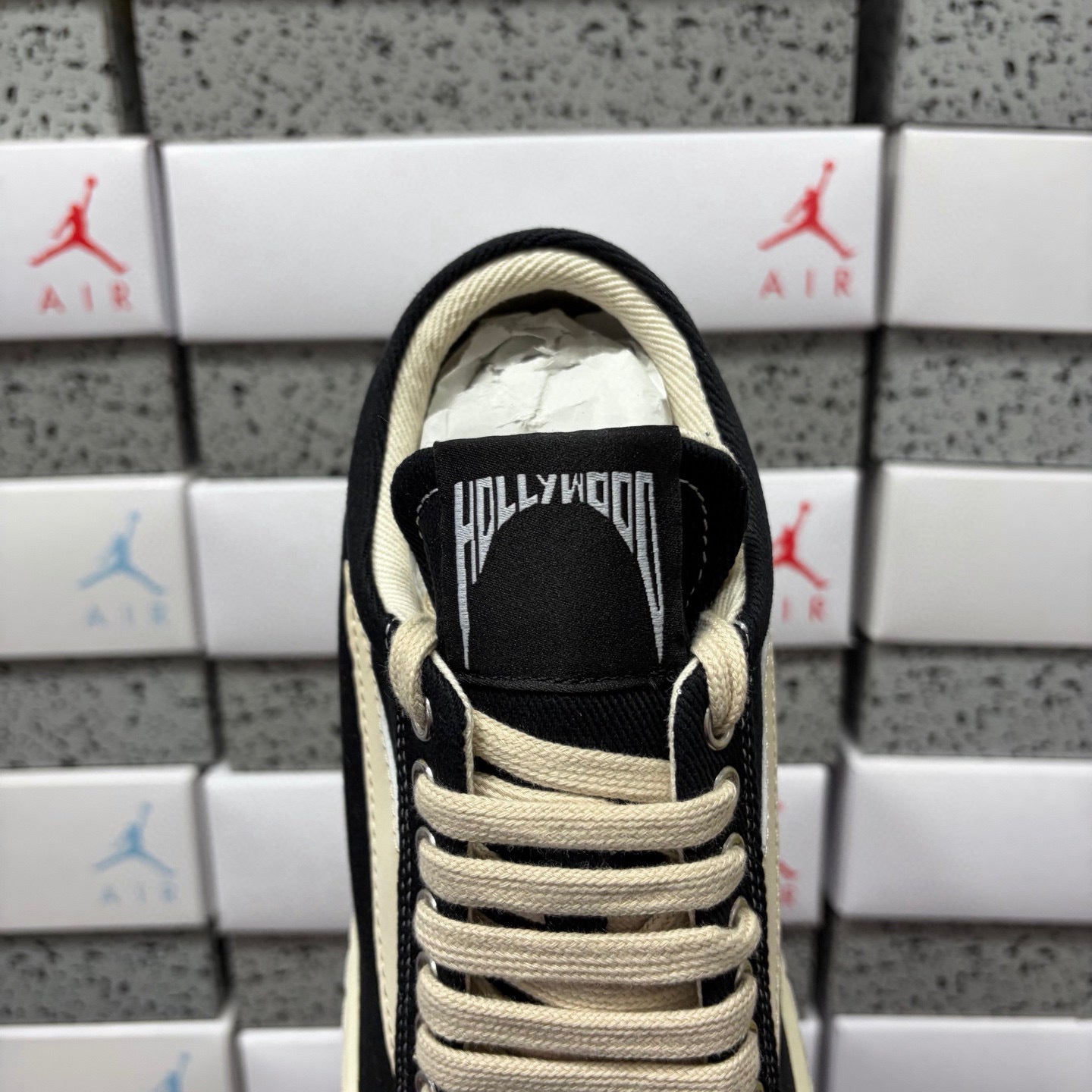 Rick Owens DRKSHDW Hollywood Vintage Low 'Black Milk'