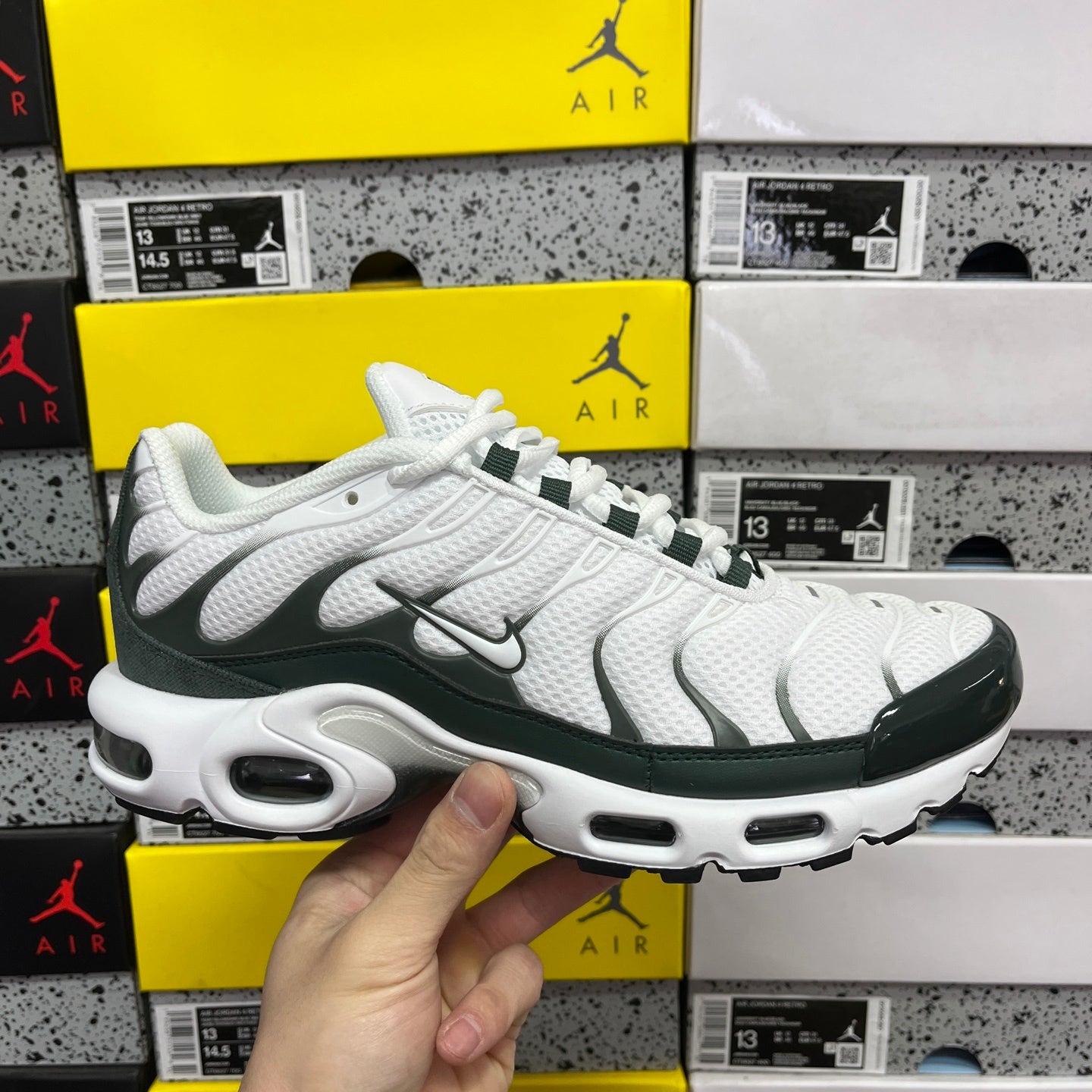 Nike Air Max Plus Premium 'White Vintage Green'
