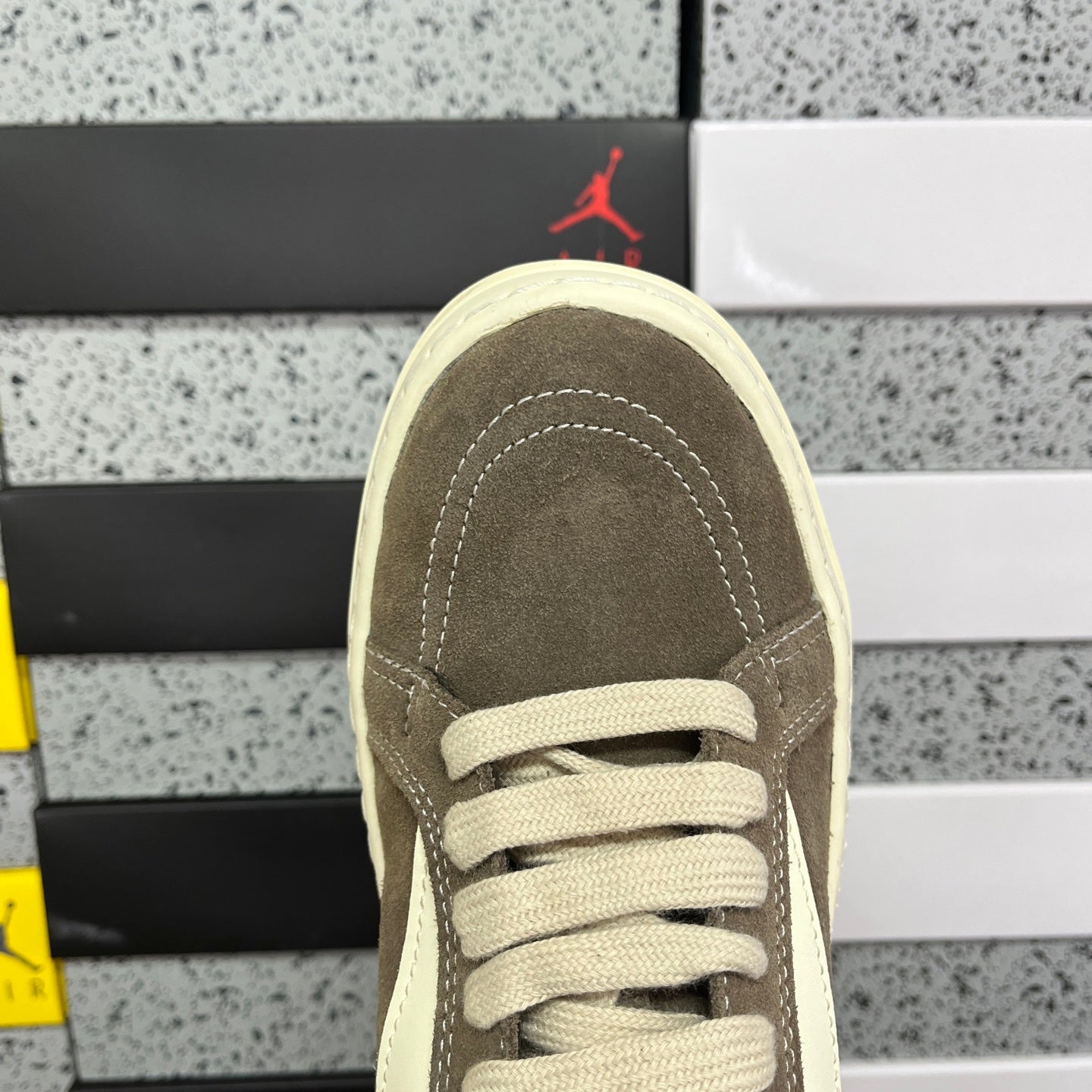 Rick Owens Vintage Low Kids 'Dust Milk'