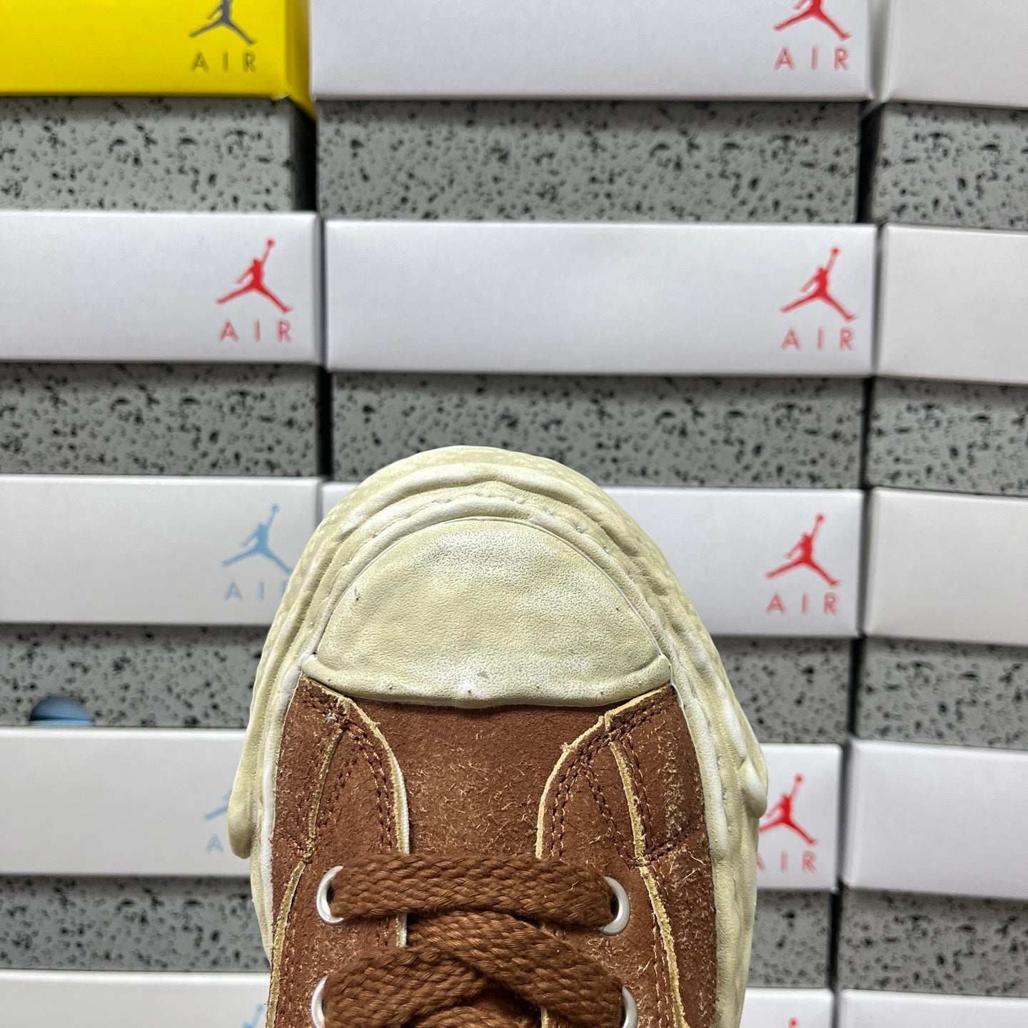 Maison Mihara Yasuhiro Peterson23 OG Sole Vintage Suede Low 'Brown'