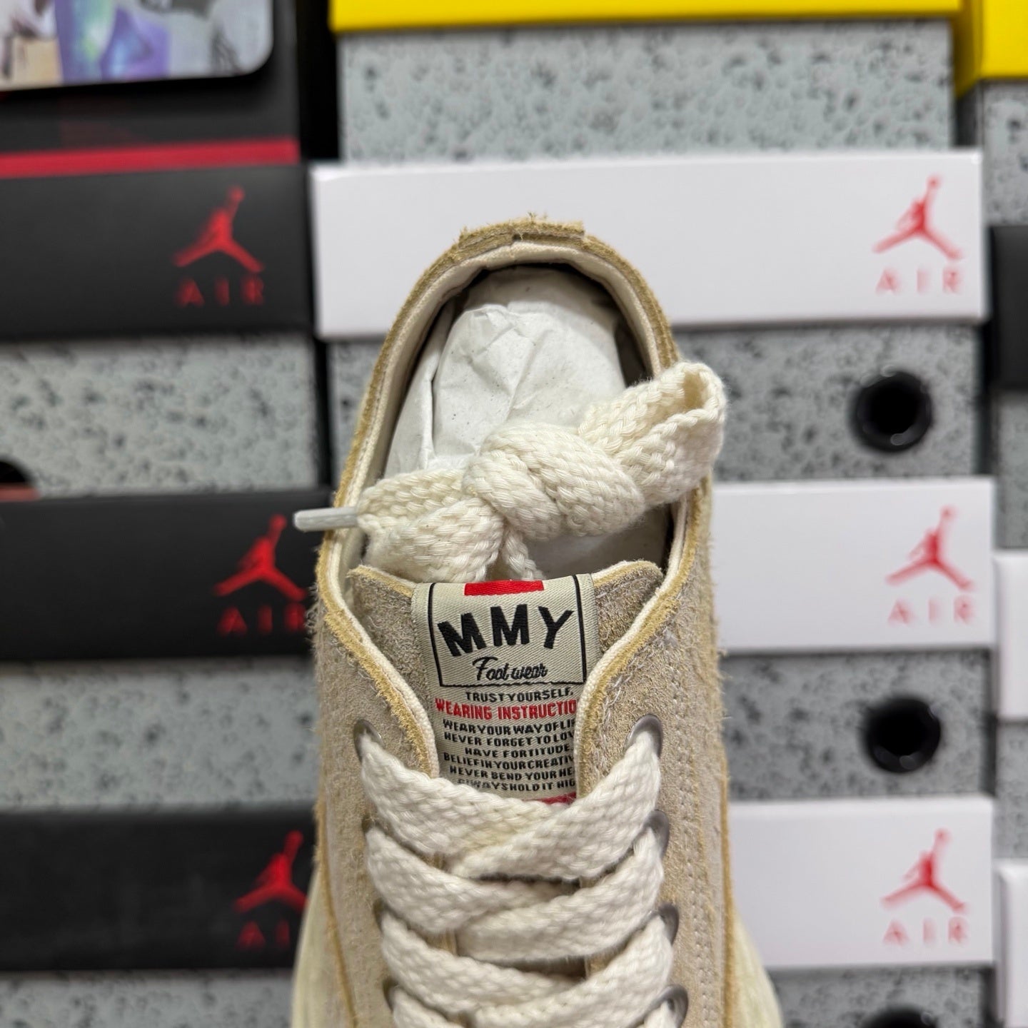 Maison Mihara Yasuhiro Peterson23 OG Sole Vintage Suede Low 'Black'