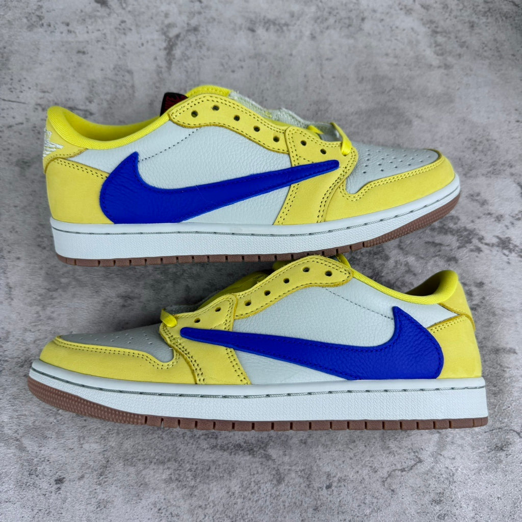 Travis Scott x Air Jordan 1 Retro Low OG SP PS 'Canary'