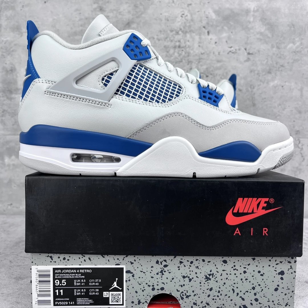 Air Jordan 4 Retro 'Military Blue' 2024