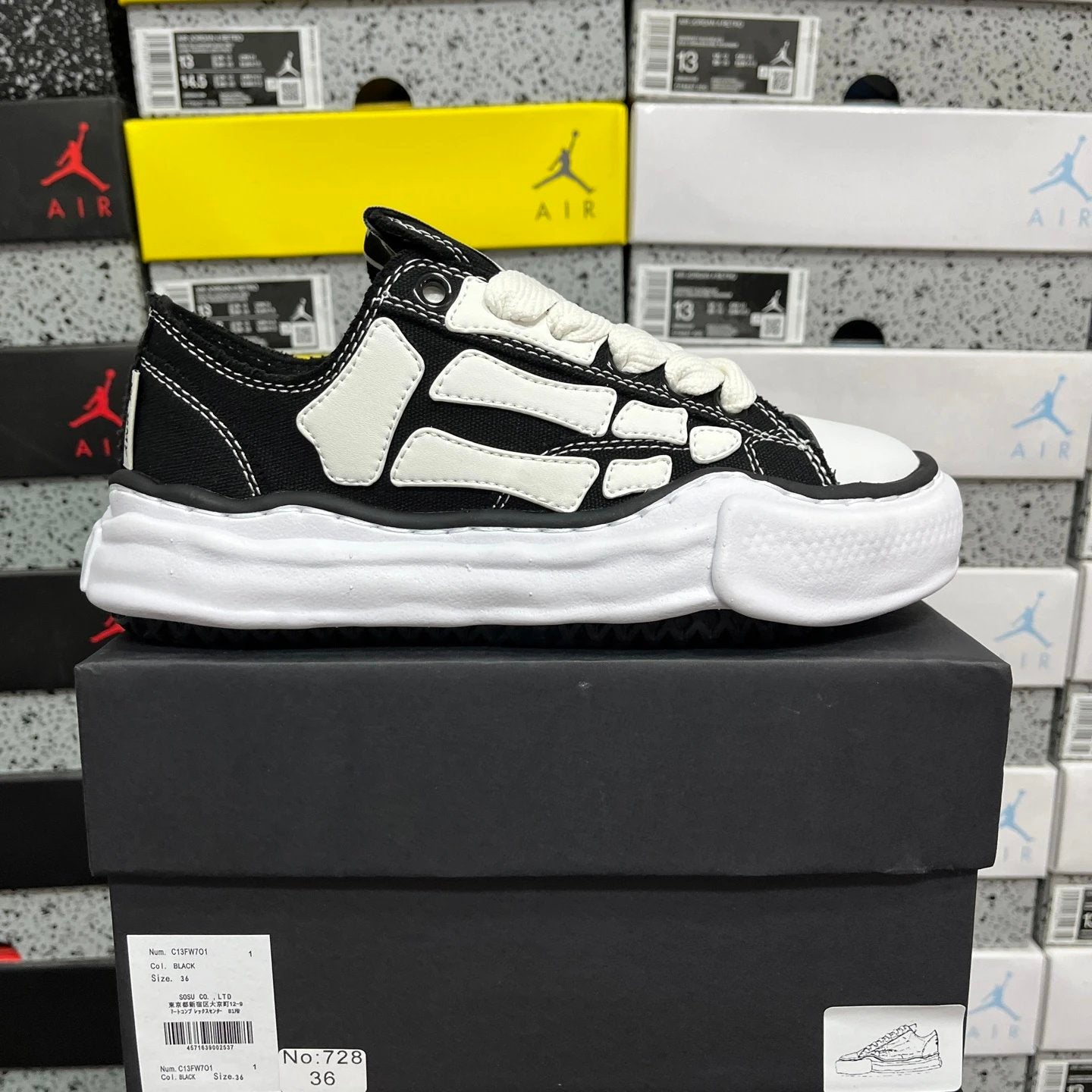 Amiri x Maison Mihara Yasuhiro Peterson OG Sole Canvas Low 'Black'