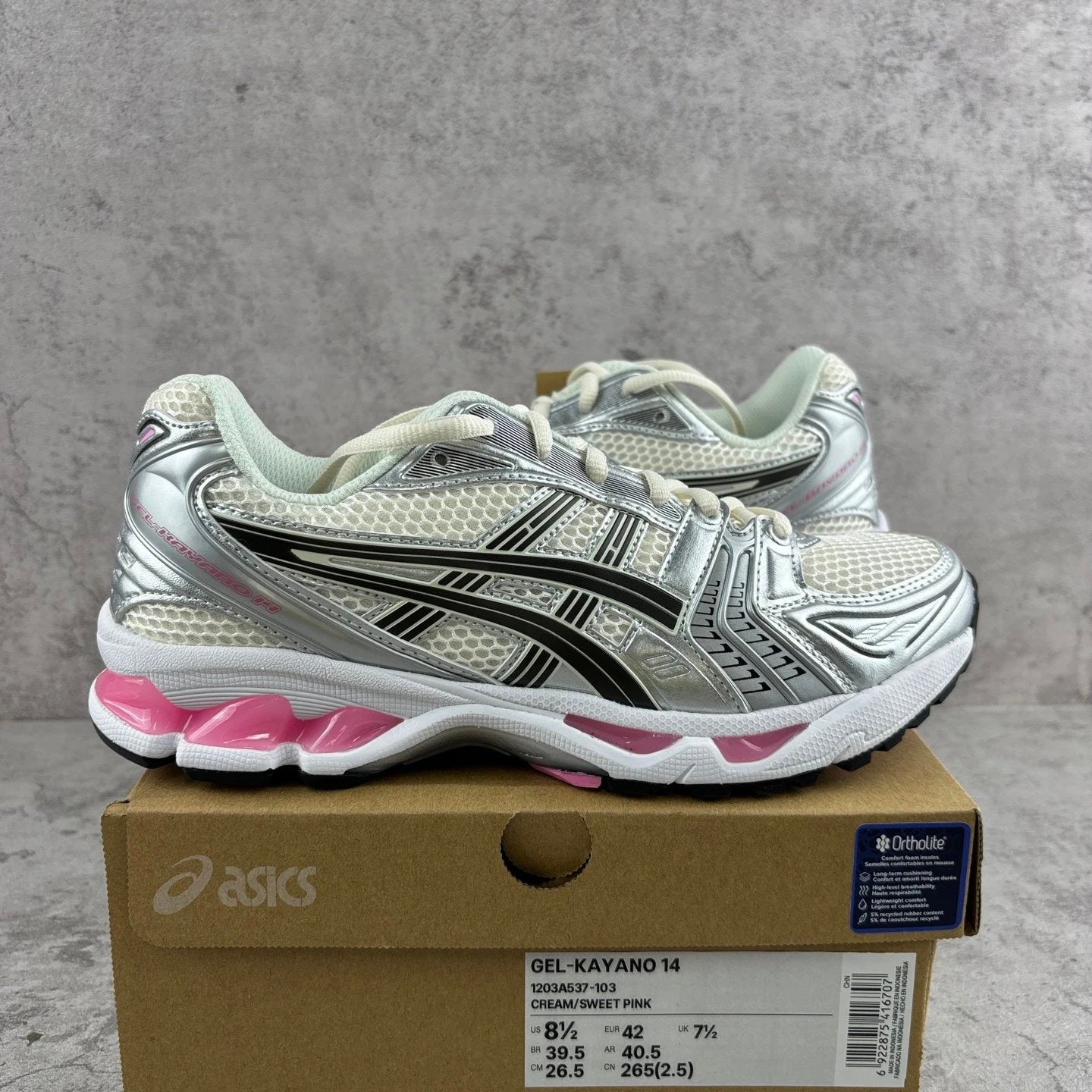 Asics Gel Kayano 14 'Cream Sweet Pink'