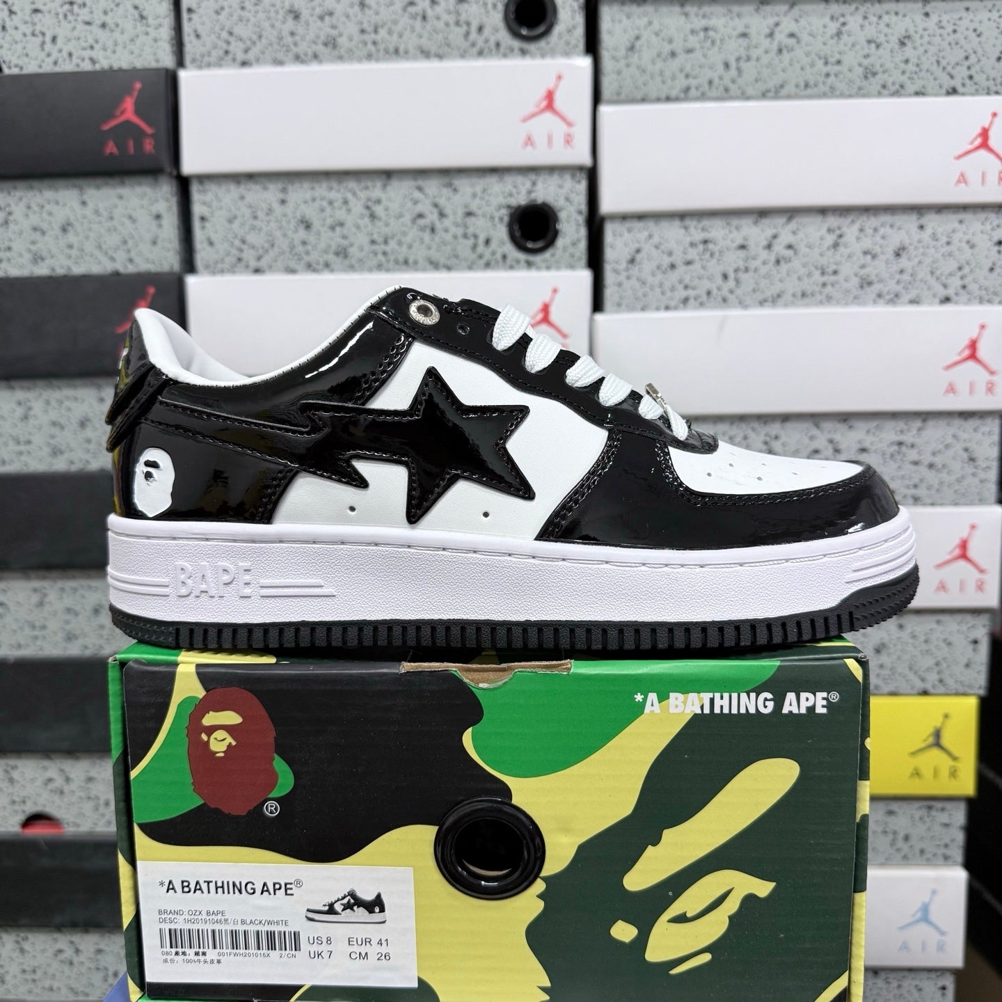 Bape Sta Low Black