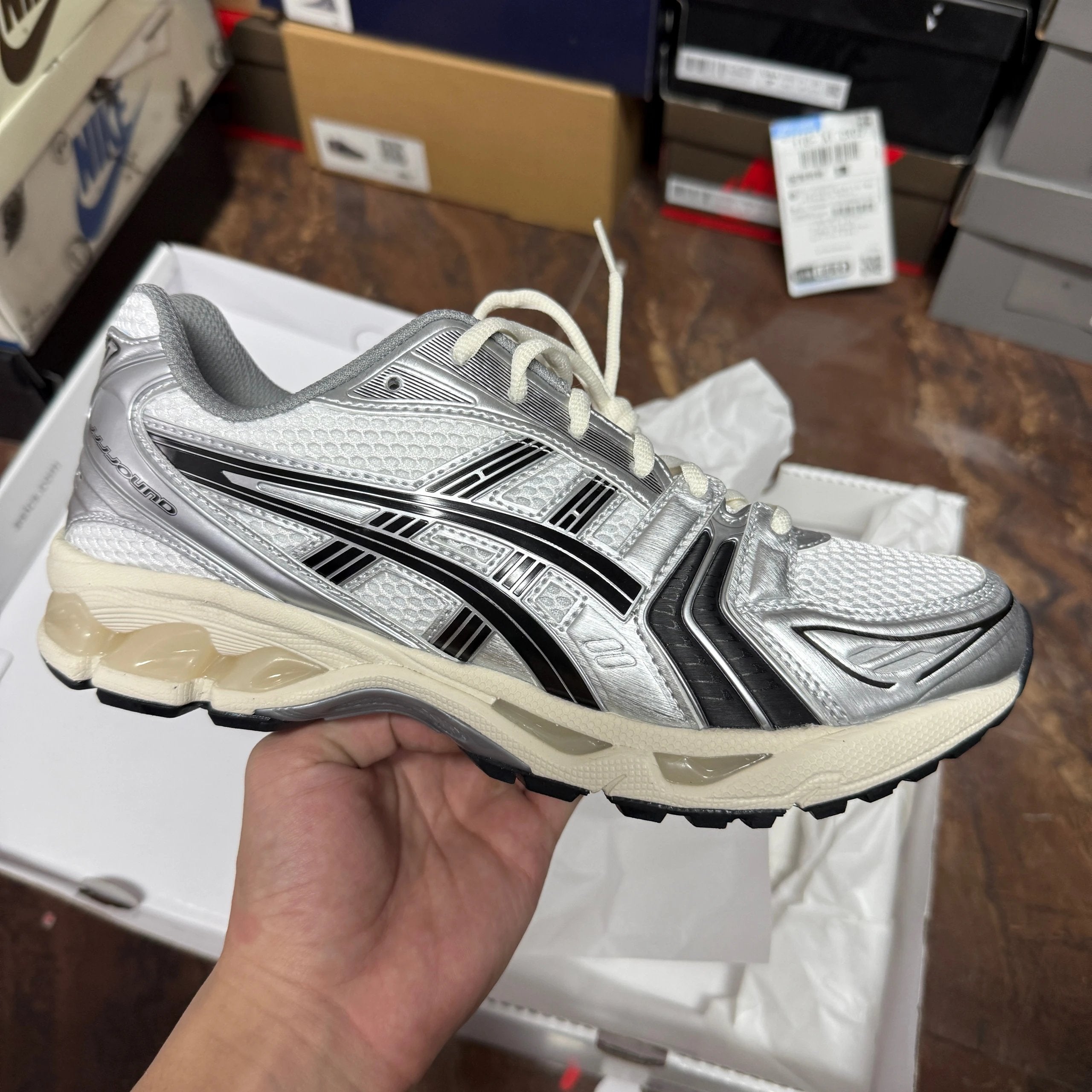 JJJJound x ASICS Gel Kayano 14 'Silver Black'