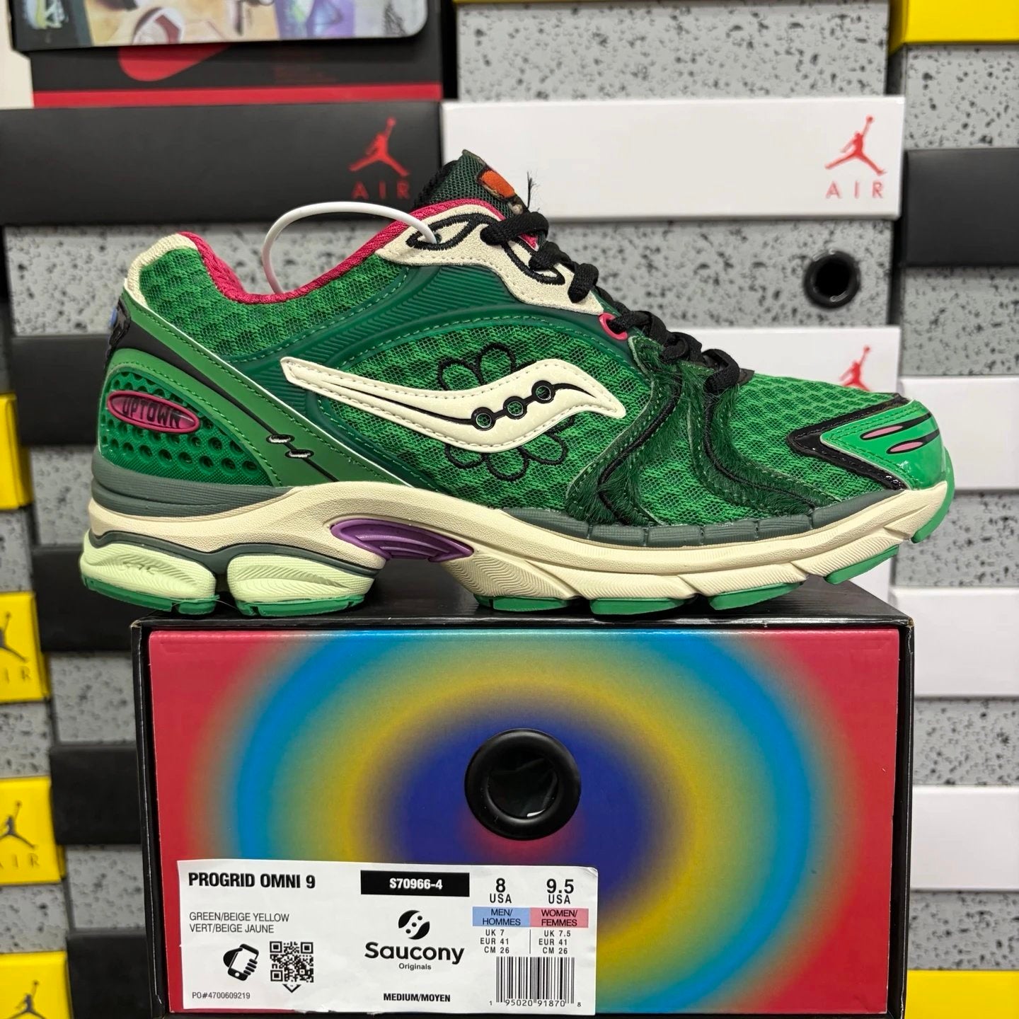 Jae Tips x Saucony ProGrid Triumph 4 'Flowers Pack - Fern'