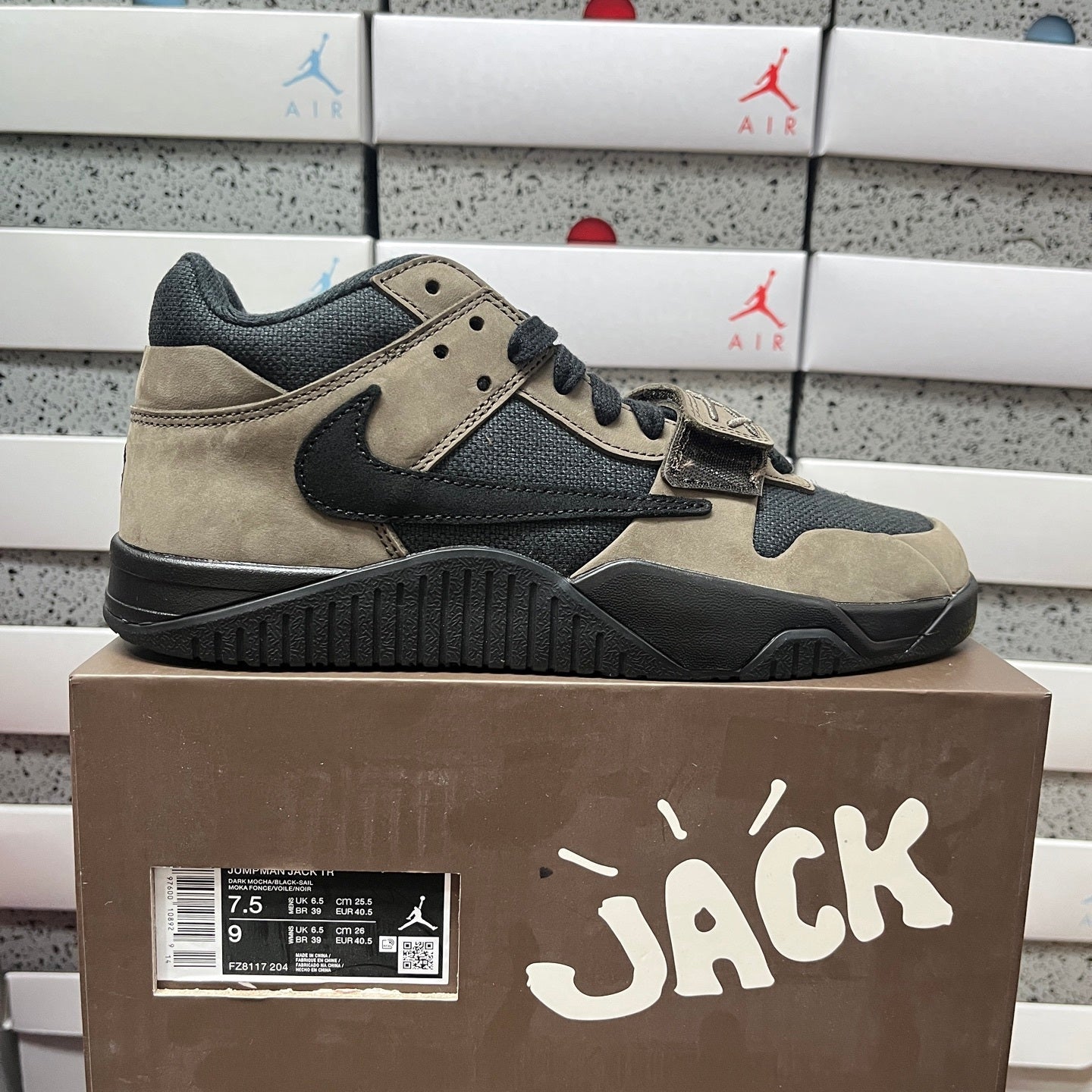 Jordan Jumpman Jack TR Travis Scott café