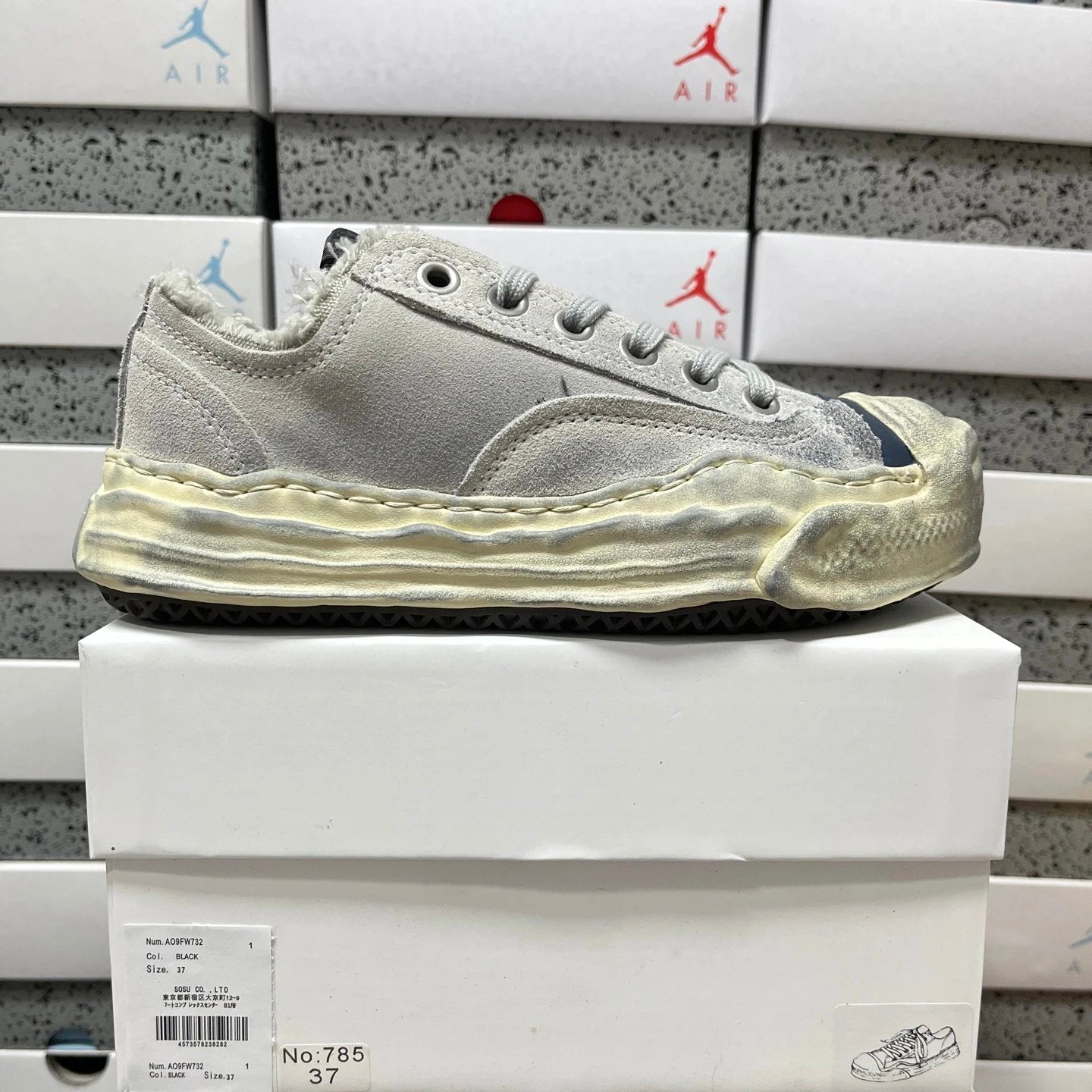 Maison Mihara Yasuhiro Hank Low 'Vintage Leather - White'