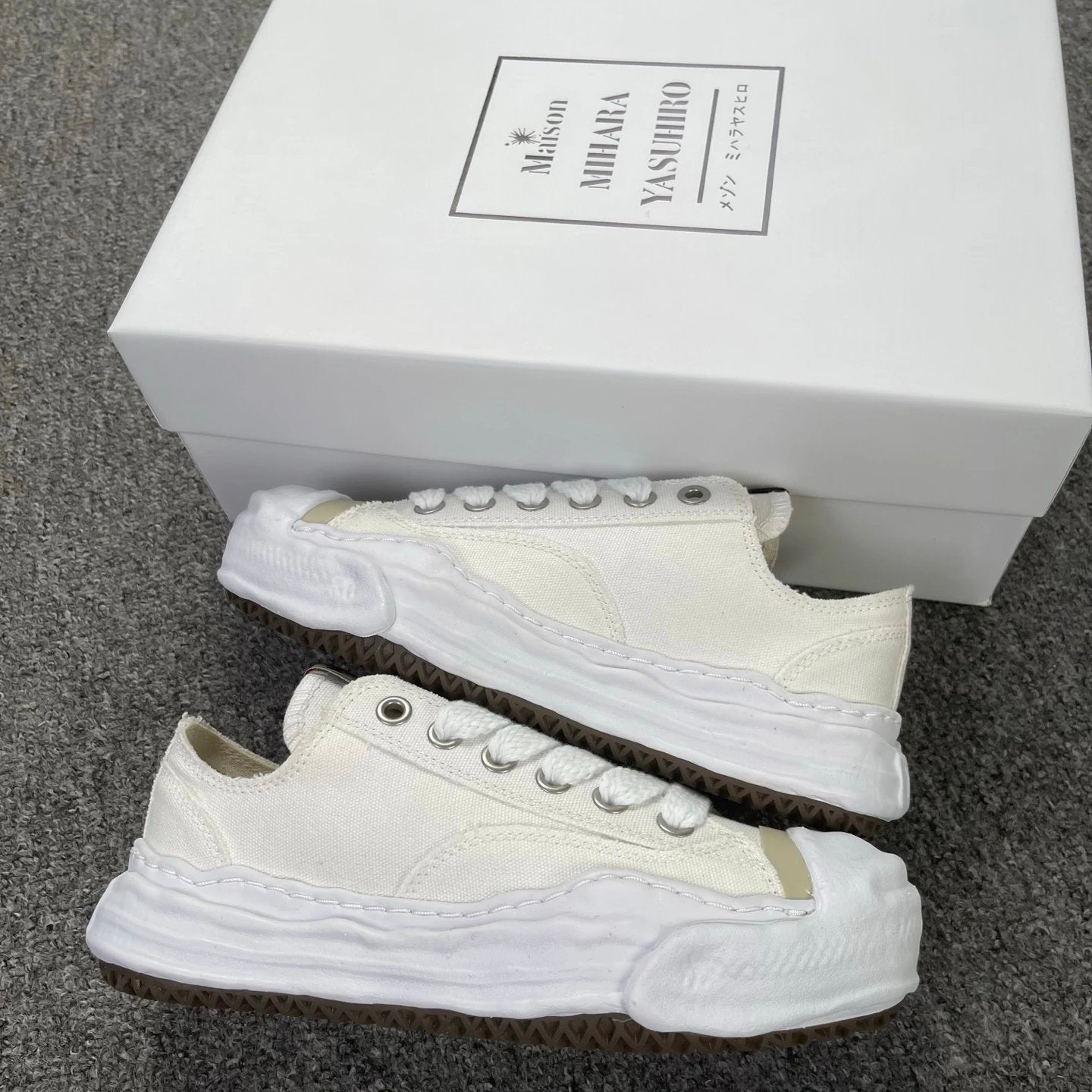 Maison Mihara Yasuhiro Hank OG Sole Canvas Low 'White'