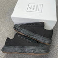 Maison Mihara Yasuhiro Peterson OG Sole Canvas Low 'Triple Black'