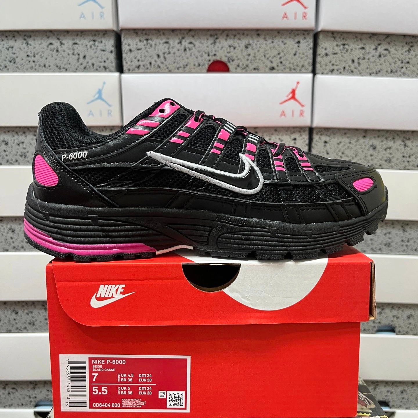 Nike P-6000 'Black Hyper Pink'
