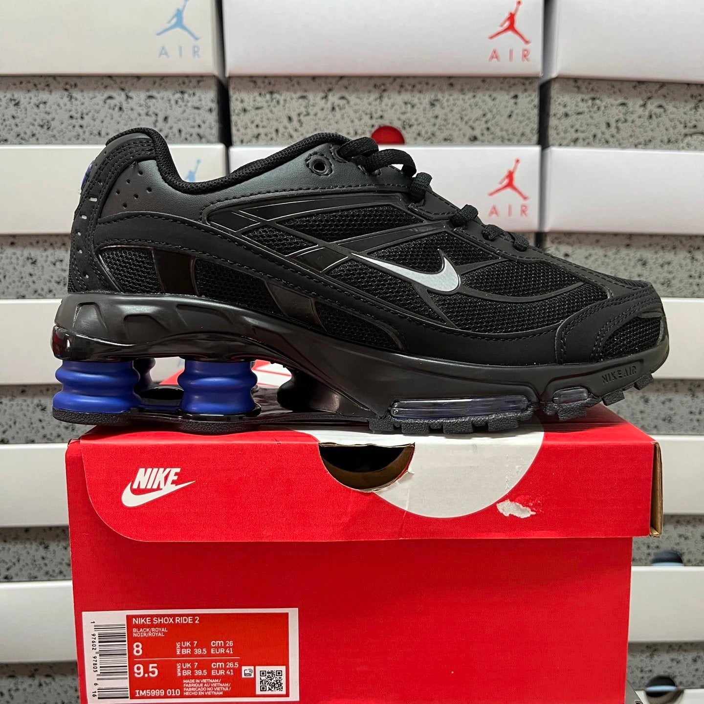 Nike Shox Ride 2 'Black Deep Royal Reflective'