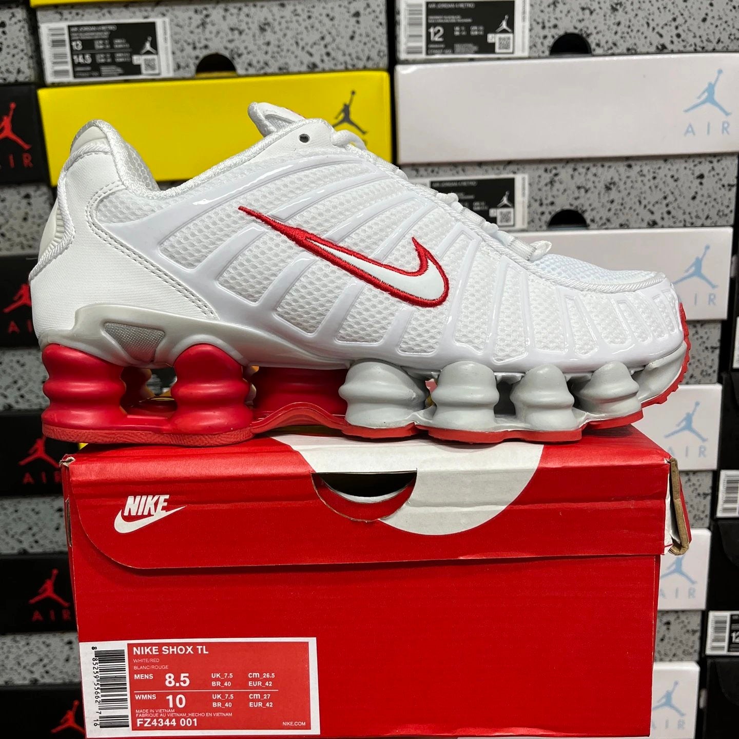 Nike Wmns Shox TL 'Platinum Tint Gym Red'
