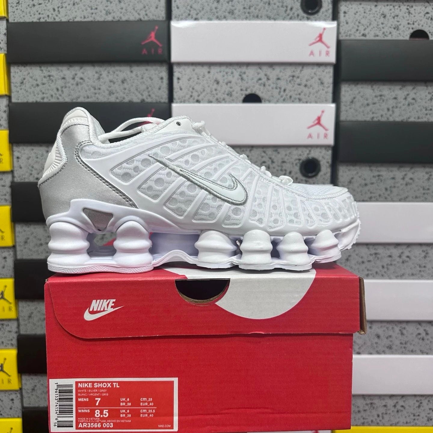 Nike Wmns Shox TL 'White Silver' 2019