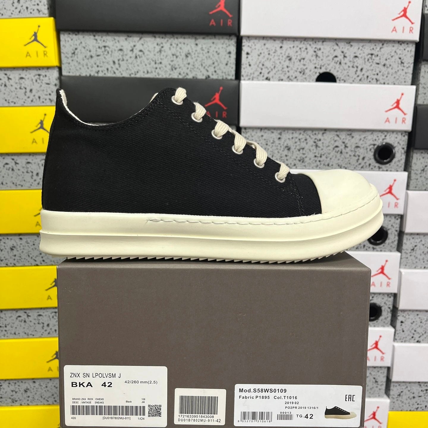 Rick Owens Concordians DRKSHDW Low 'Black Milk'