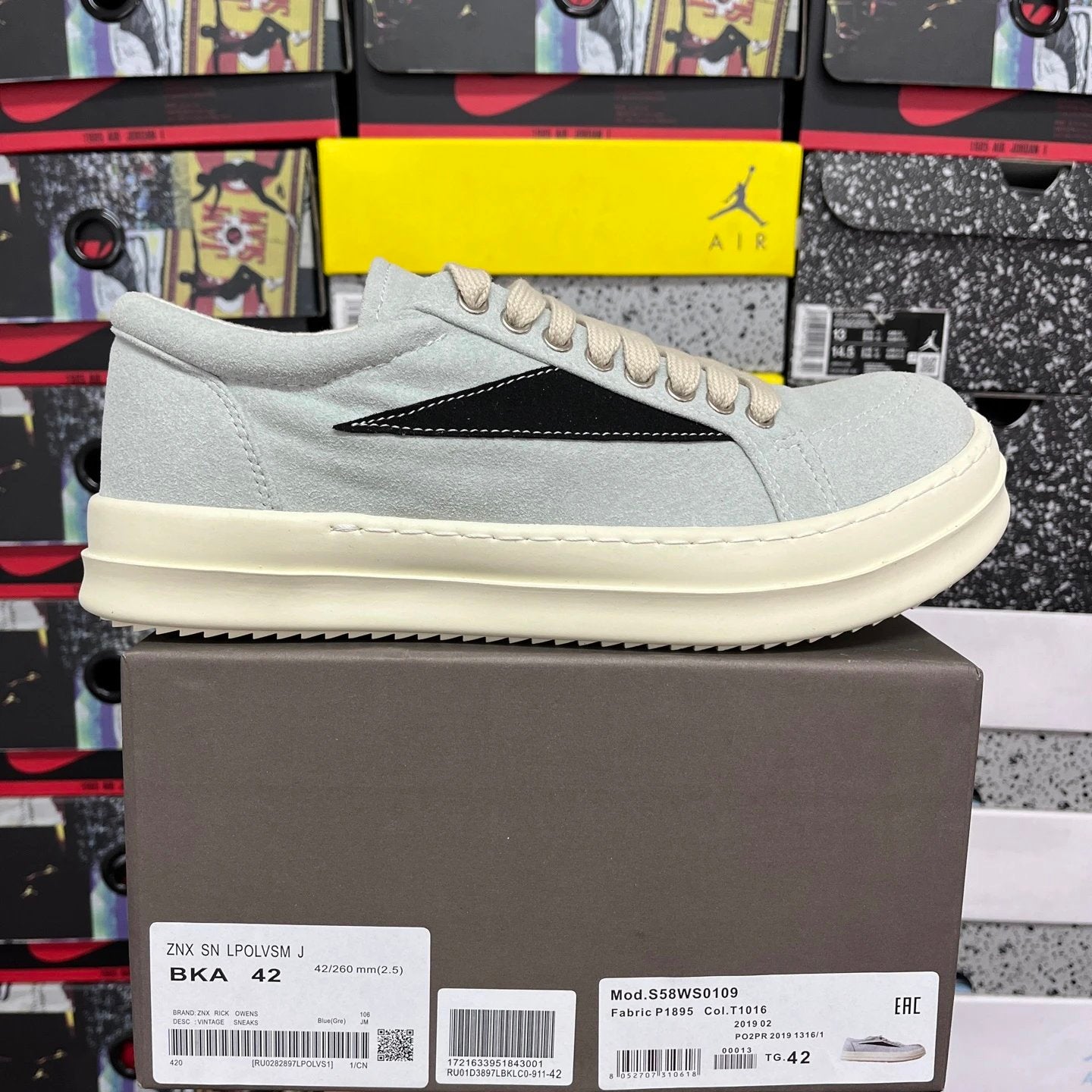 Rick Owens Wmns DRKSHDW Luxor Vintage Low 'Oyster'
