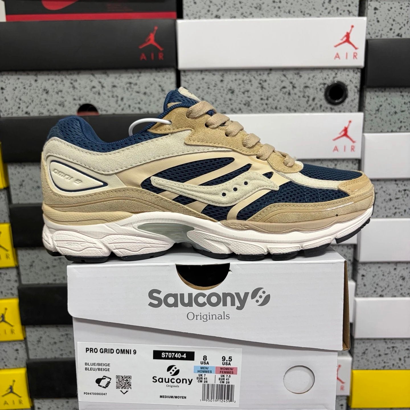 Saucony ProGrid Omni 9 'Beige Blue'