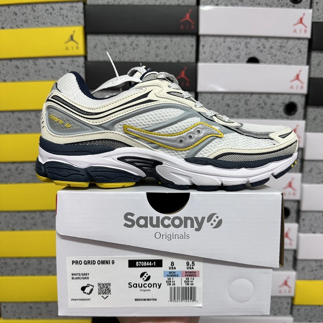 Saucony ProGrid Omni 9 'Fabricated Future Pack - White Yellow'