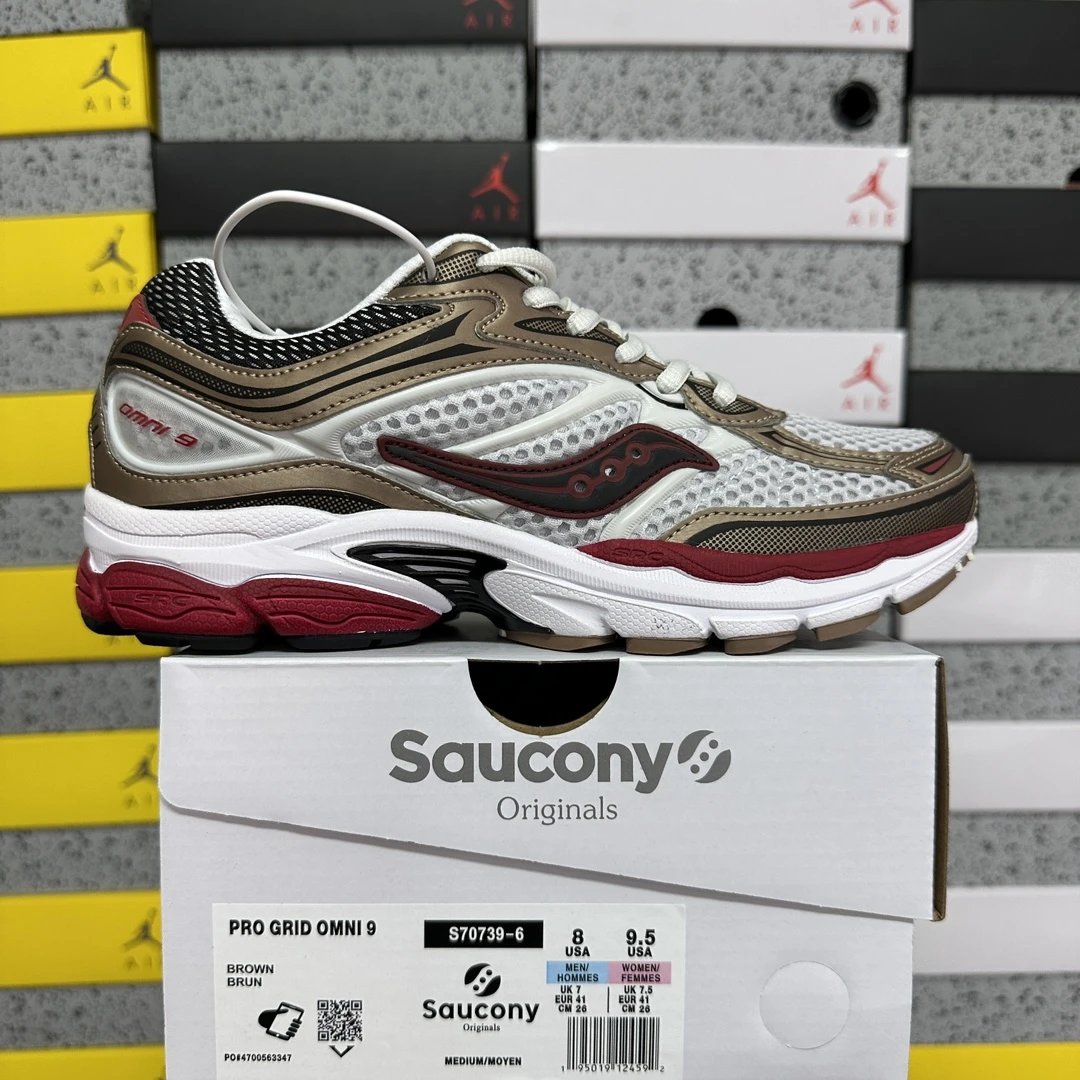 Saucony ProGrid Omni 9 OG 'Brown Red'