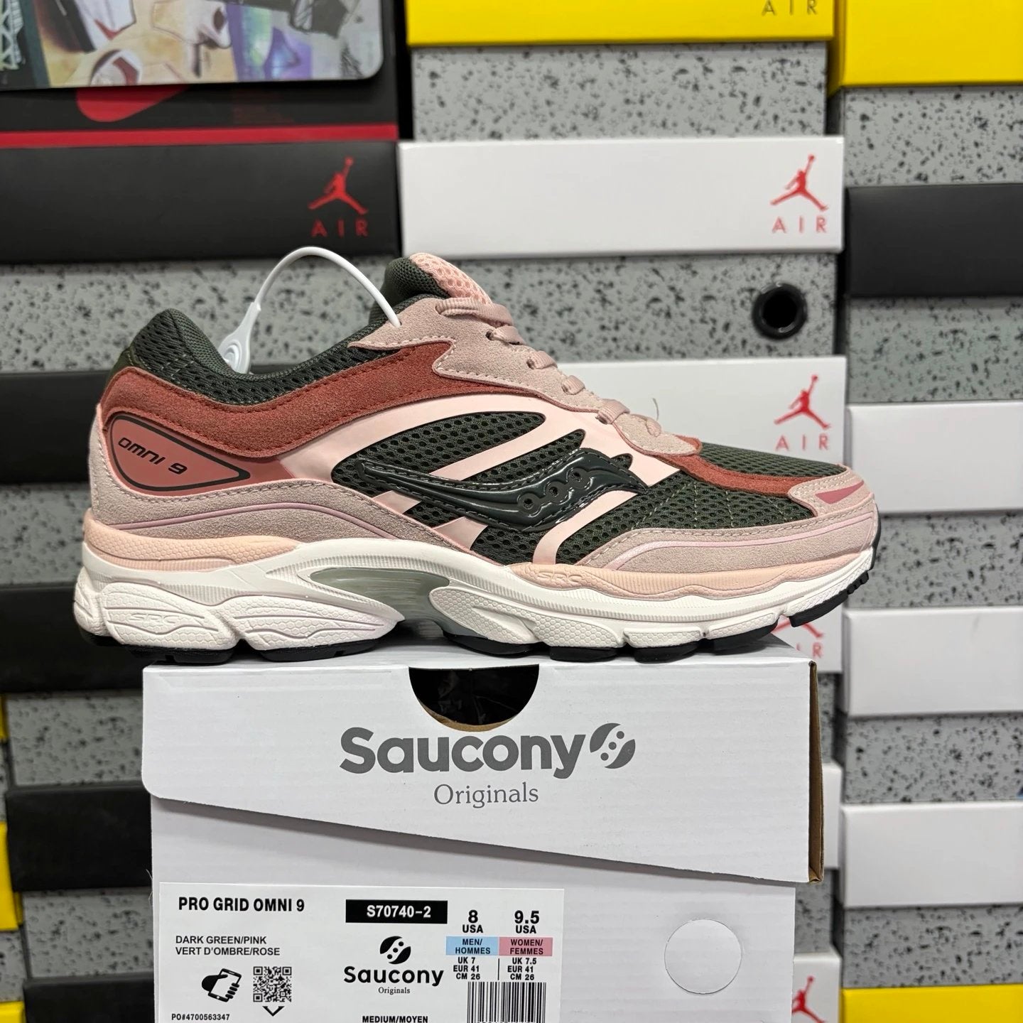 Saucony ProGrid Omni 9 Premium 'Dust Pink Green'