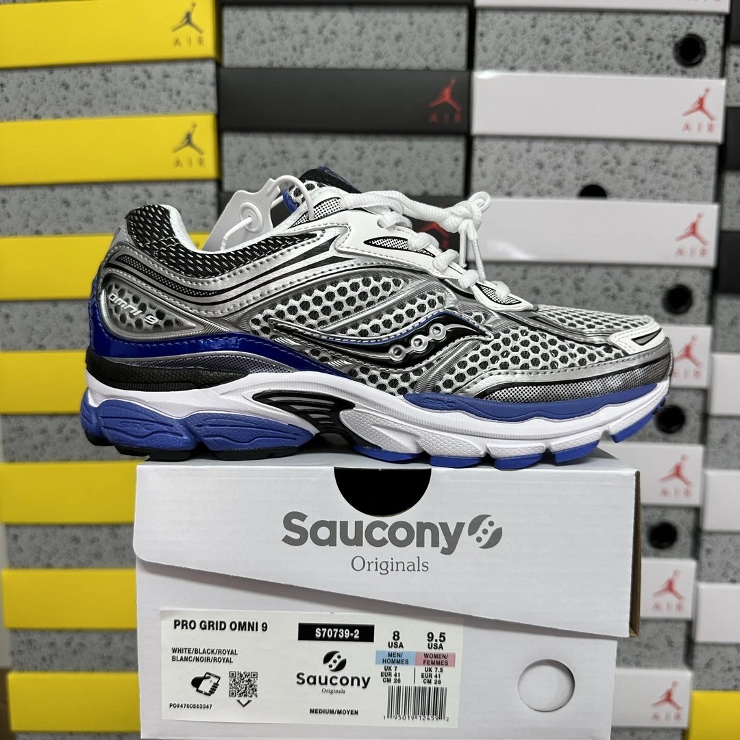 Saucony Progrid Omni 9 OG 'White Silver Blue'