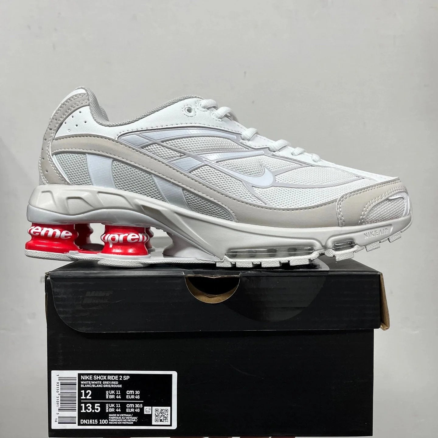 Supreme x Nike Shox Ride 2 'White'