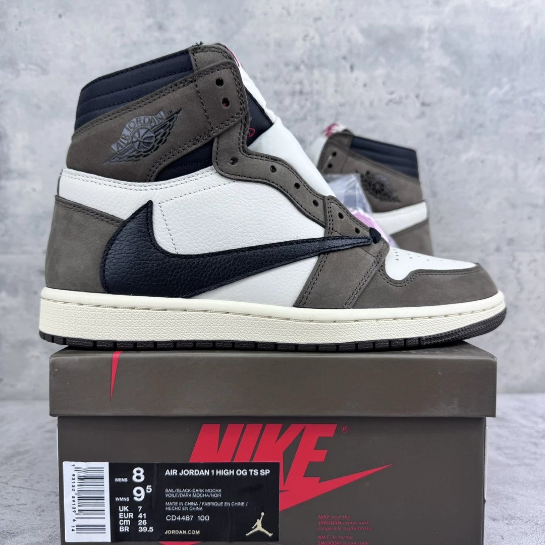 Travis Scott x Air Jordan 1 Retro High OG 'Mocha'