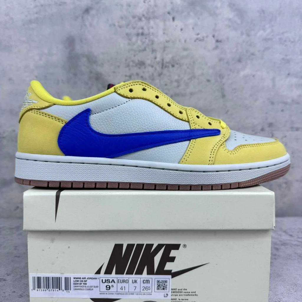 Travis Scott x Air Jordan 1 Retro Low OG SP PS 'Canary'