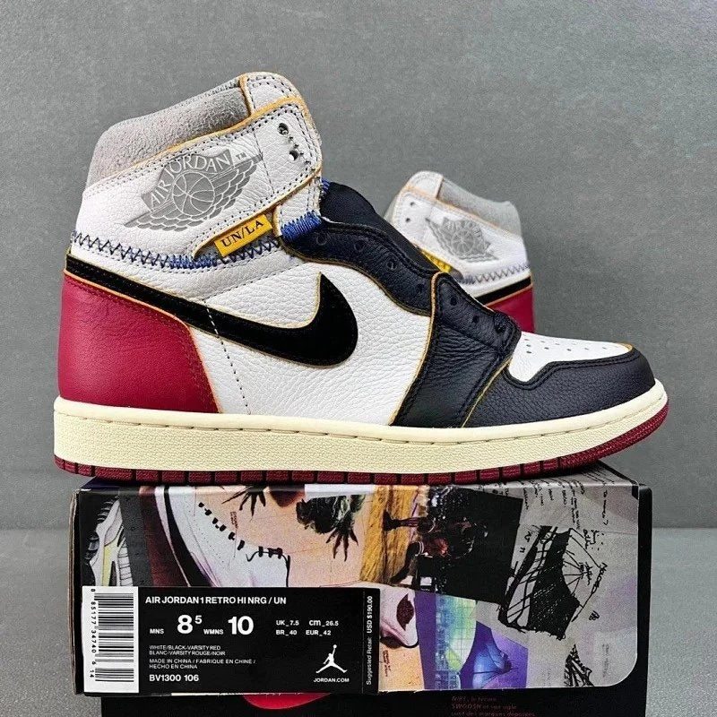 Union LA x Air Jordan 1 Retro High NRG 'Black Toe' Sample