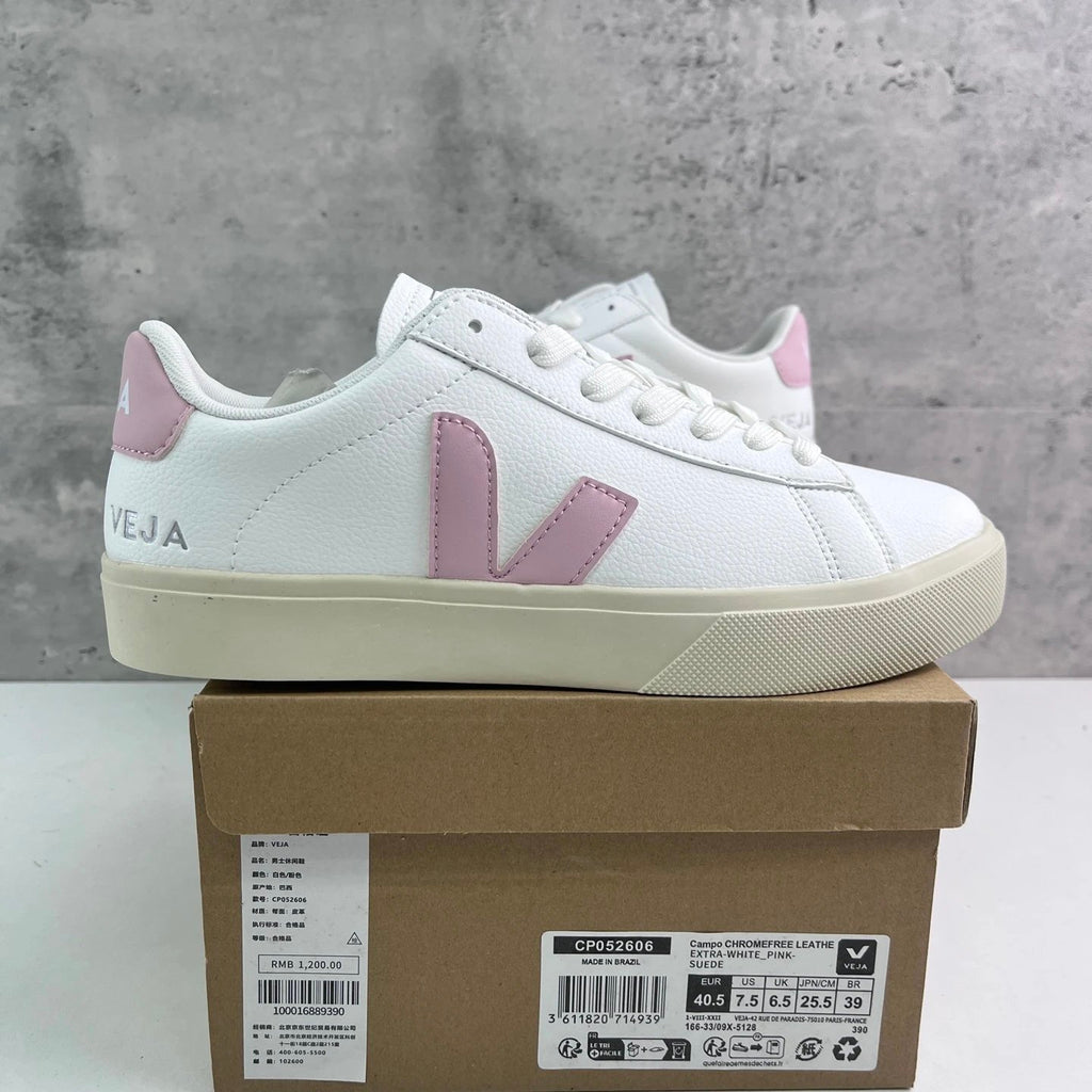 Veja Campo Low Chromefree 'White Pink'