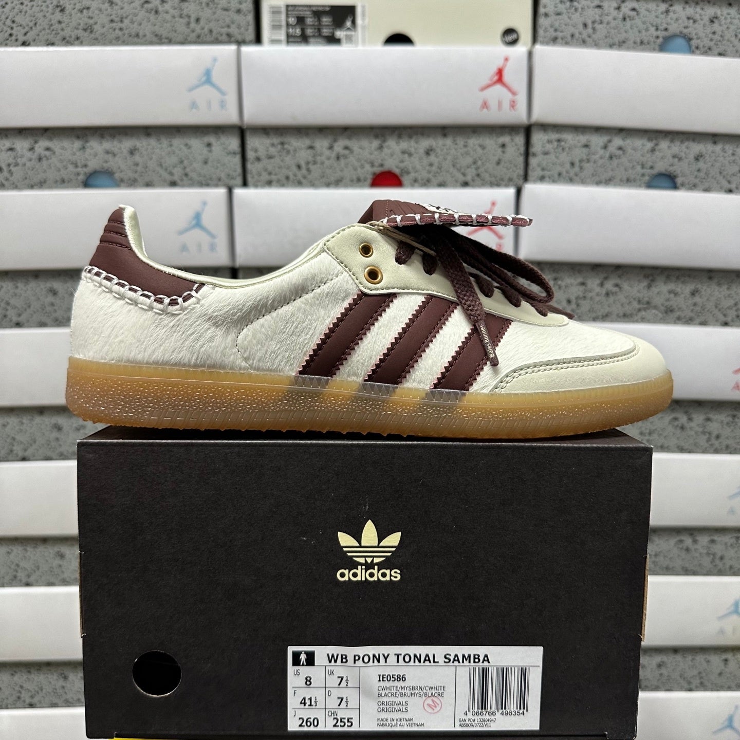 Wales Bonner x adidas Samba Pony 'Cream White'
