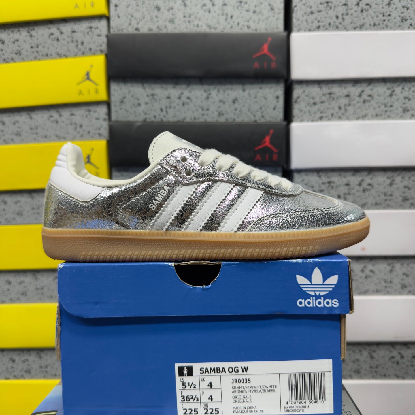 Wales Bonner x adidas Samba 'Silver Metallic'